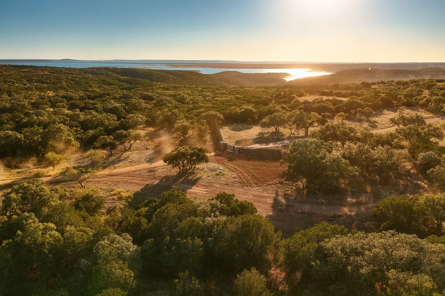 The ranch overlooking Lake Buchanan